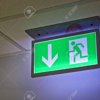 emergency exit in the building