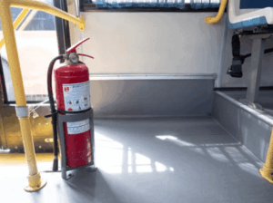 estintore per autobus