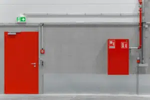 porta tagliafuoco blindata